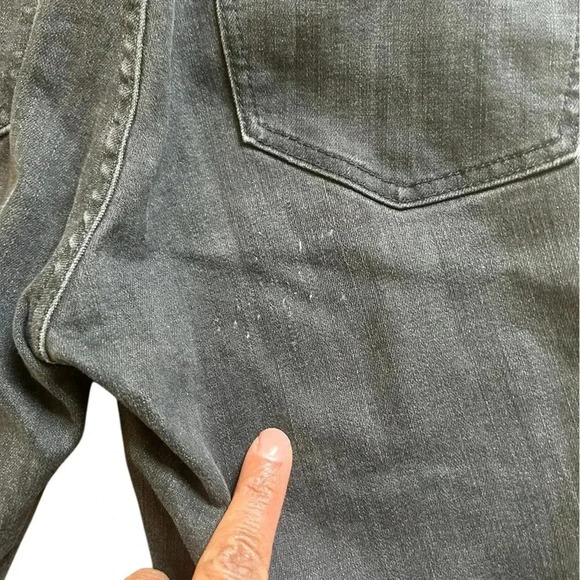 Madewell Jeans Black 9” high rise Distressed Skinny Size 24S - Picture 5 of 12